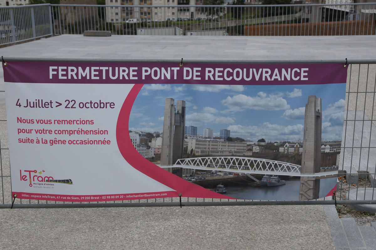 Brest Tramway – Pont de Recouvrance 