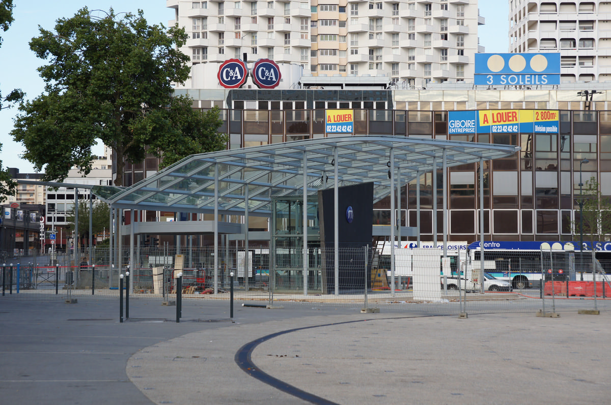 Charles de Gaulle Metro Station (Rennes, 2002) Structurae Charles de Gaulle Metro Station (Rennes, 2002) Structurae