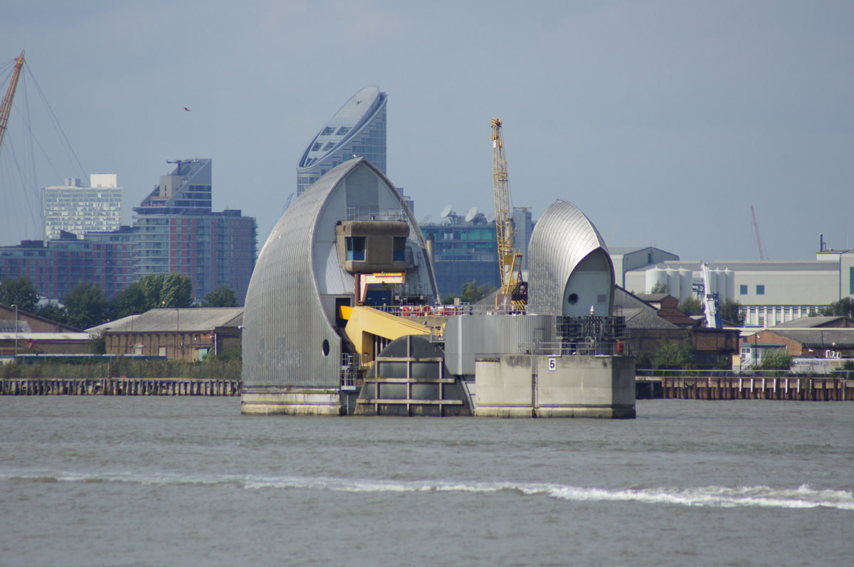 Thames Barrier Woolwich 1982 Structurae