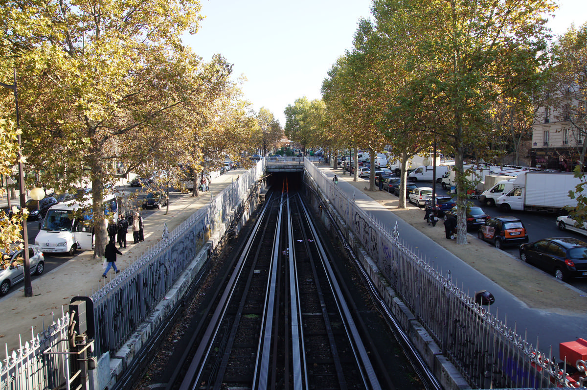 Linie 6 der Pariser Métro 