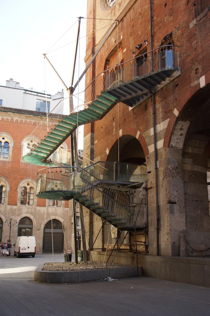 External Staircase of Palazzo della Ragione 