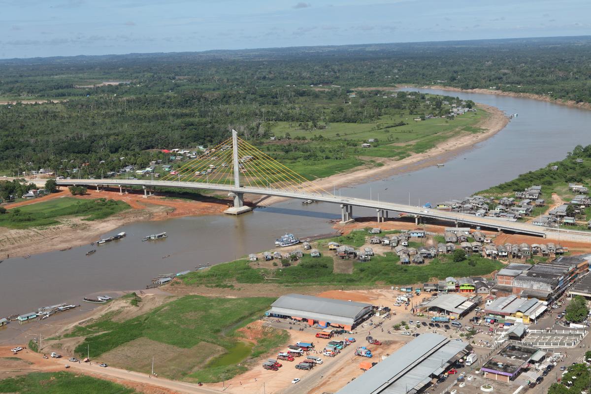 Juruábrücke Cruzeiro do Sul 