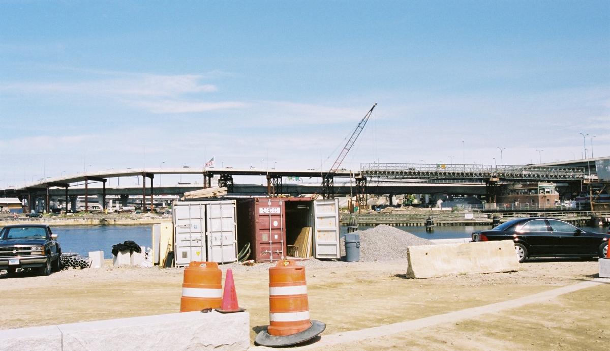Approach Viaduct at Northern shore, Boston, Massachusetts 