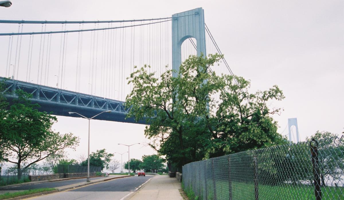 Verrazano Narrows Bridge, Bay Ridge side, New York 