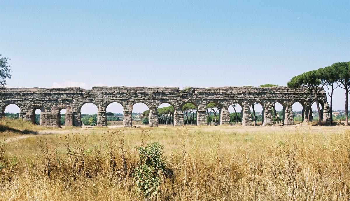 Aqua Claudia / Anio Novus, Park der Aquädukte bei Rom 