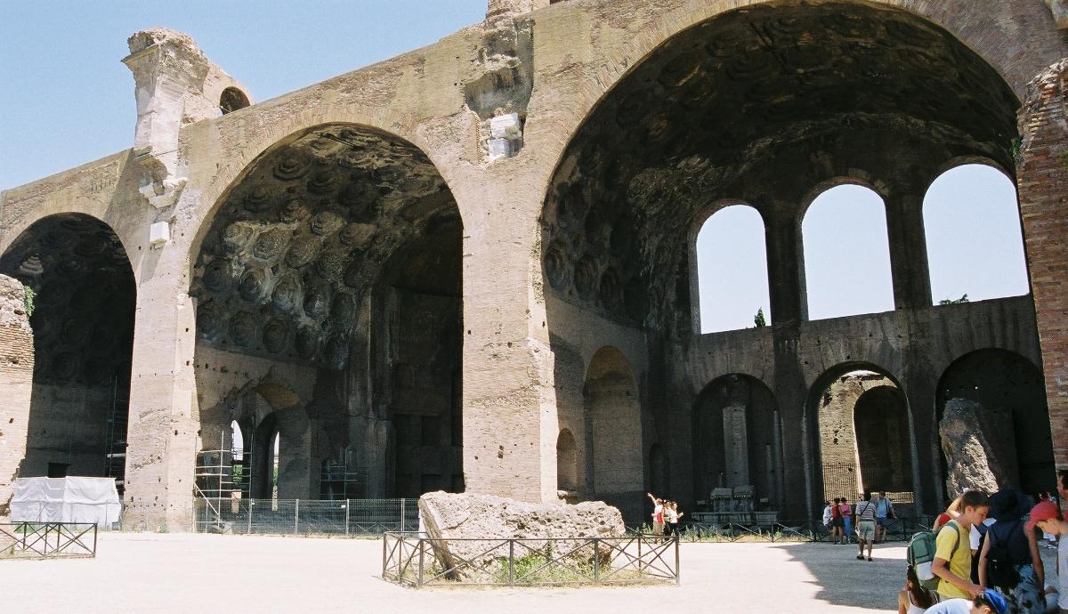 Basilica of Maxentius, Forum Romanum, Rome 
