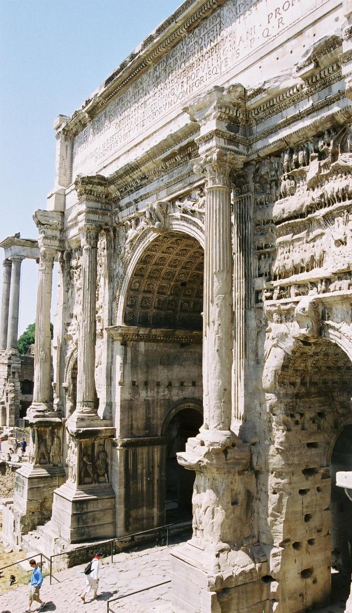 Arch of Septimus Severus, Forum Romanum, Rome 