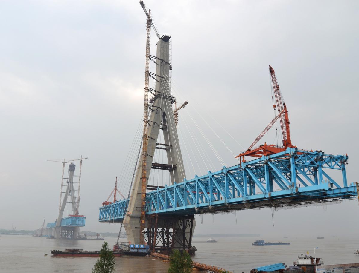 Anqing Yangtze River Rail Bridge 