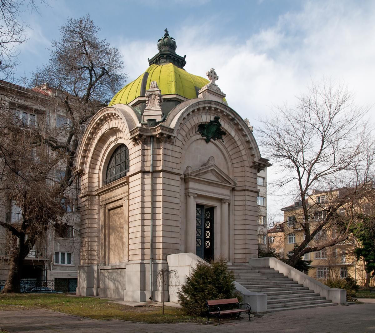 Le mausolée d'Alexandre Ier de Bulgarie, aussi appelé le mausolée Battenberg, à Sofia, en Bulgarie 