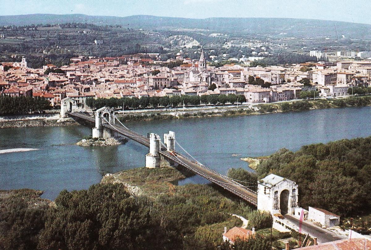 Hängebrücke Bourg-Saint-Andéol 