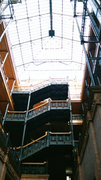 Interior of the Bradbury Building 