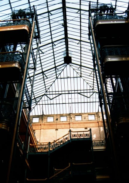 Interior of the Bradbury Building 