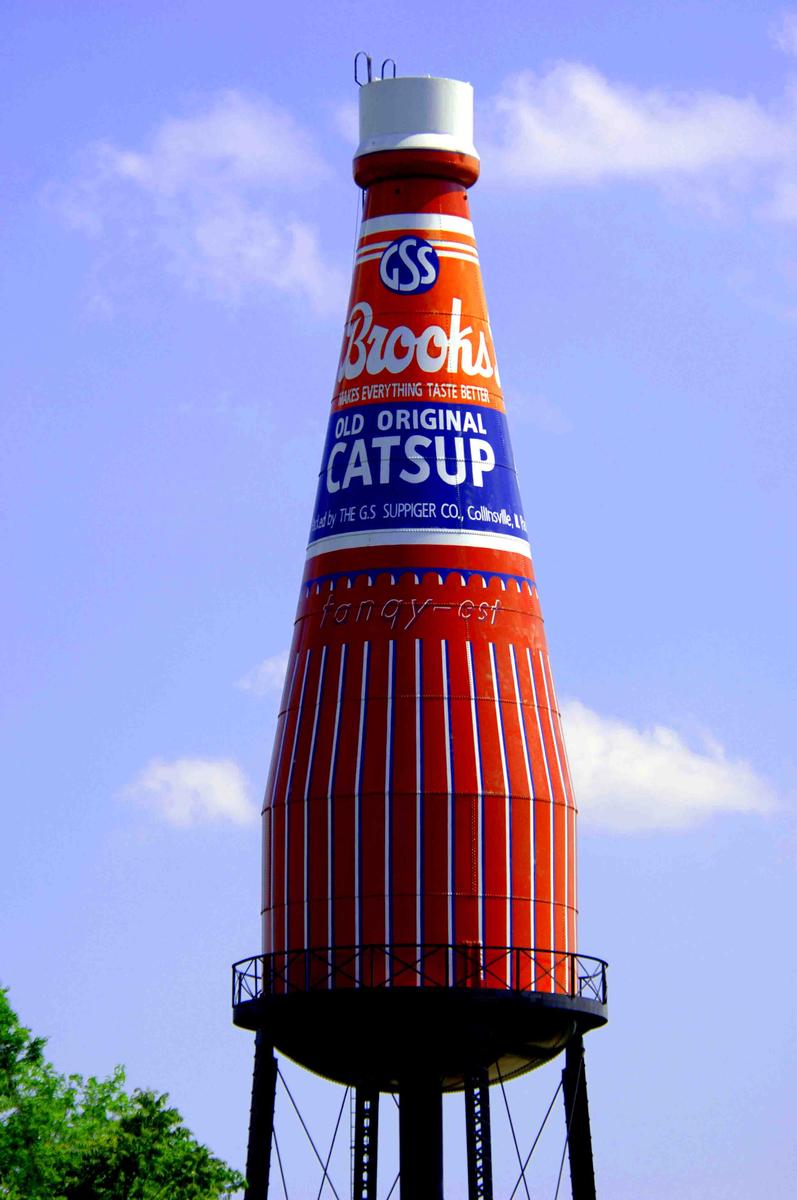 Brooks Catsup Bottle Water Tower 