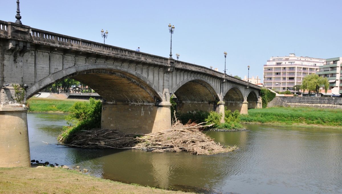 Old Adour Rier Bridge 