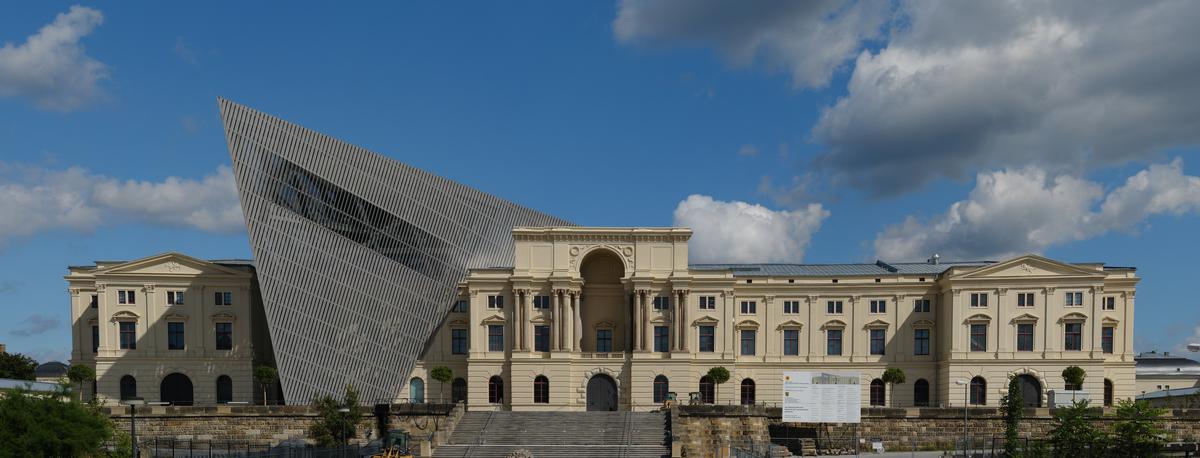 Militärhistorisches Museum der Bundeswehr kurz vor der Fertigstellung der Umbauarbeiten. 