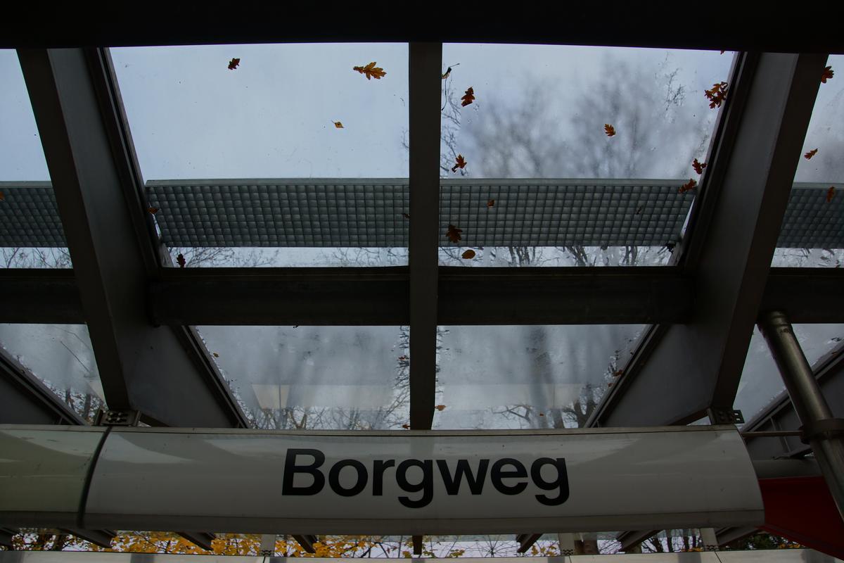 Borgweg Metro Station, Station de métro Borgweg, U-Bahnhof Borgweg 