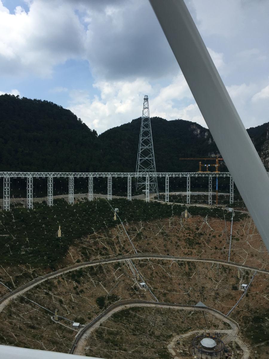 Radiotélescope sphérique de cinq cents mètres d'ouverture 