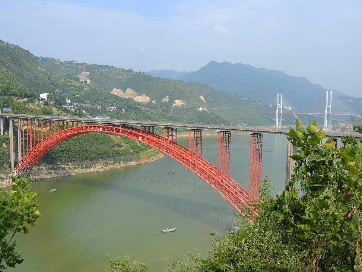 Pont de Fengjie sur le Meixi 