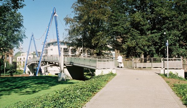 Pedestrian Bridge at the Folkwang Museum, Essen 