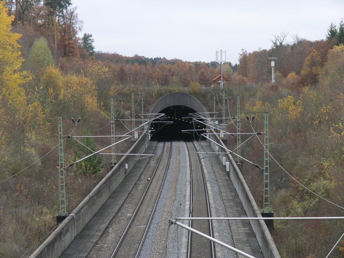 Eastern portal to the Freudenstein Tunnel, Mannheim-Stuttgart high-speed railway line. 