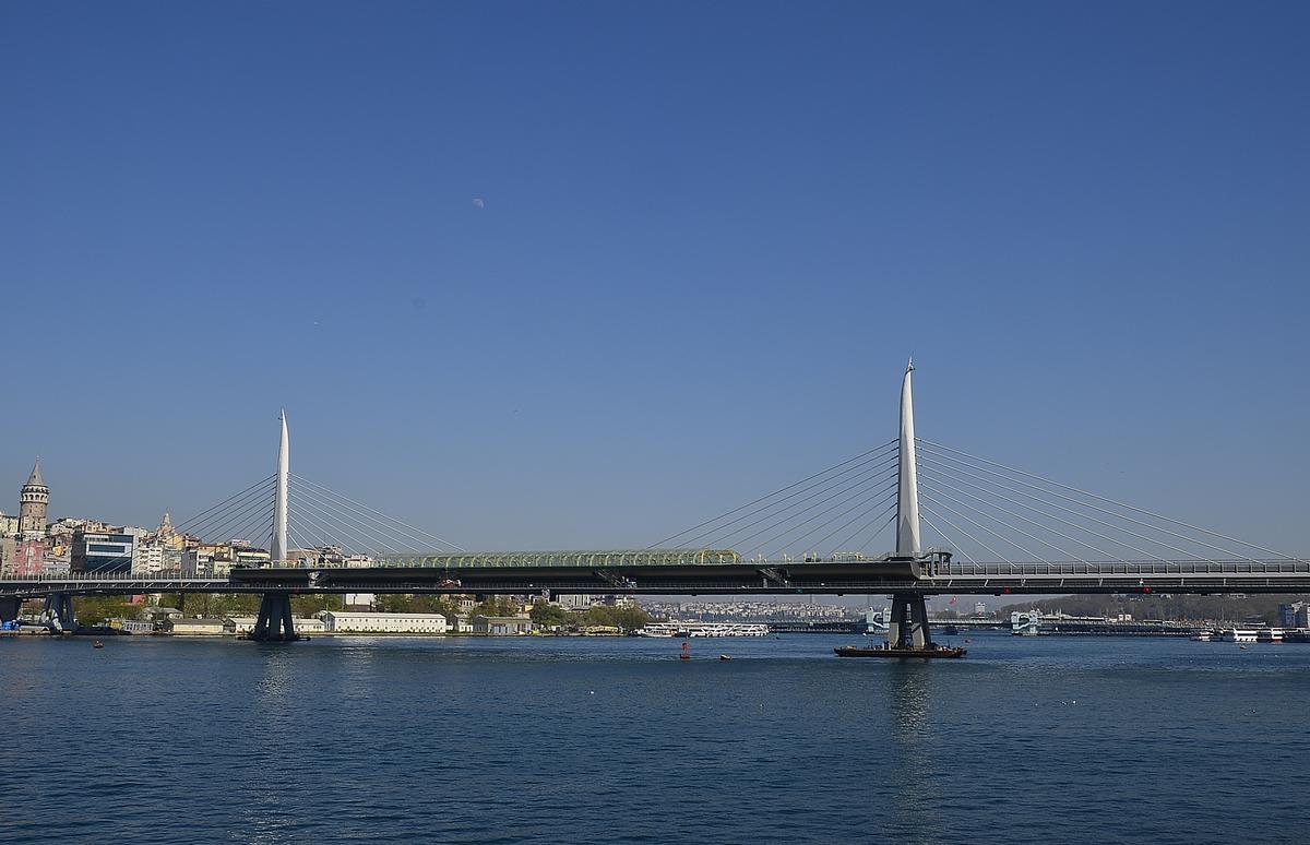 Metrobrücke über das Goldene Horn 