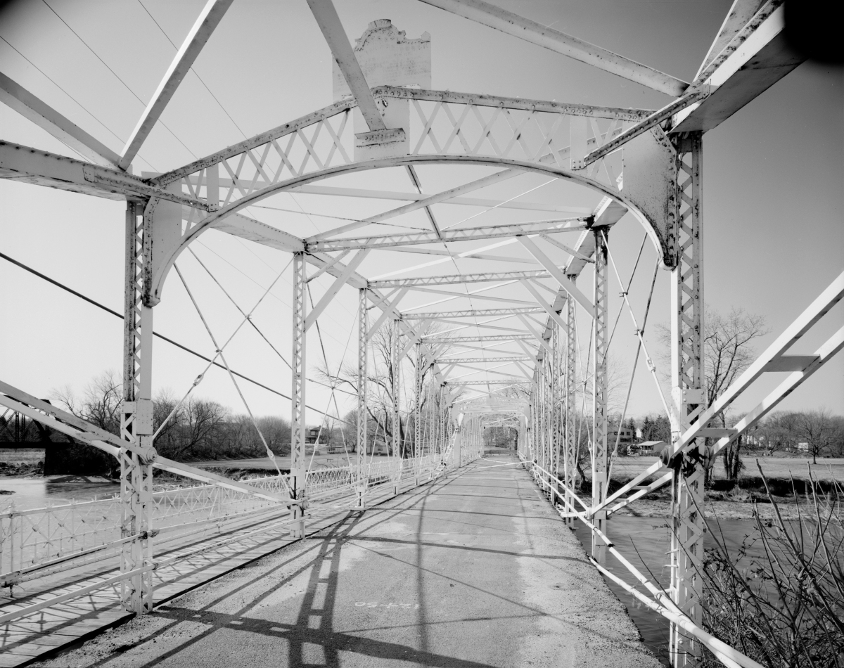 Neshanic Station Lenticular Truss Bridge 