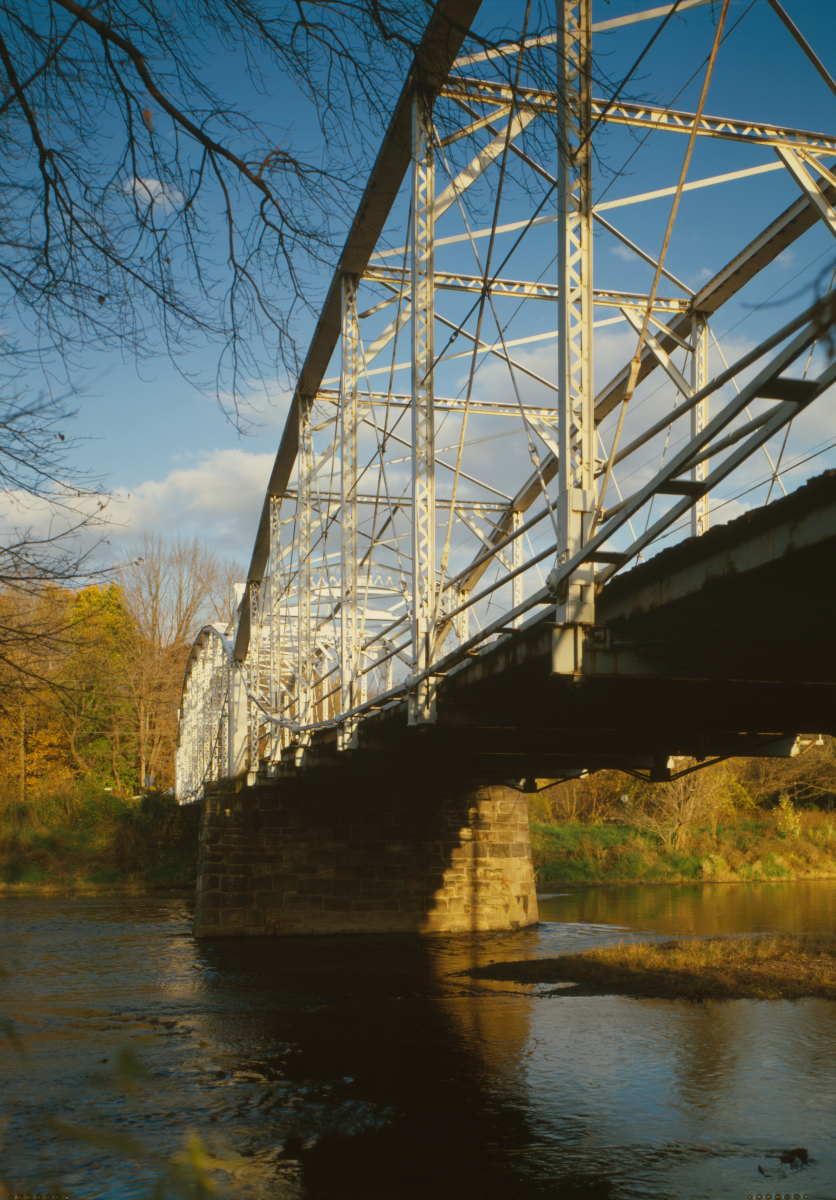 Neshanic Station Lenticular Truss Bridge 