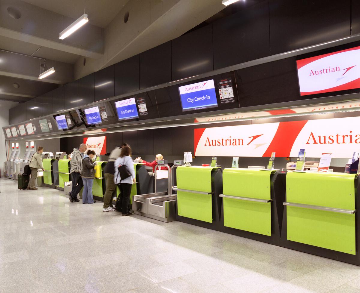 Check-in counters 
