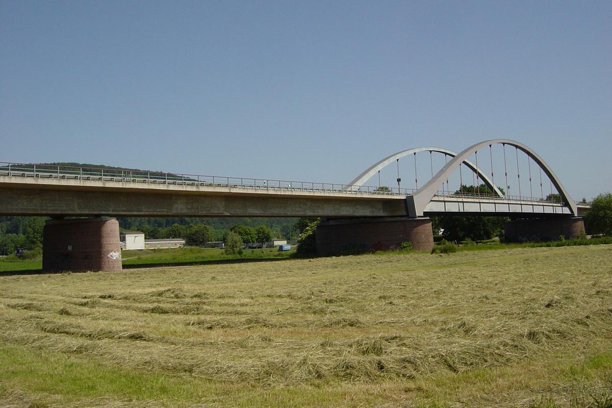 Bridge over the Weser at Holzminden 