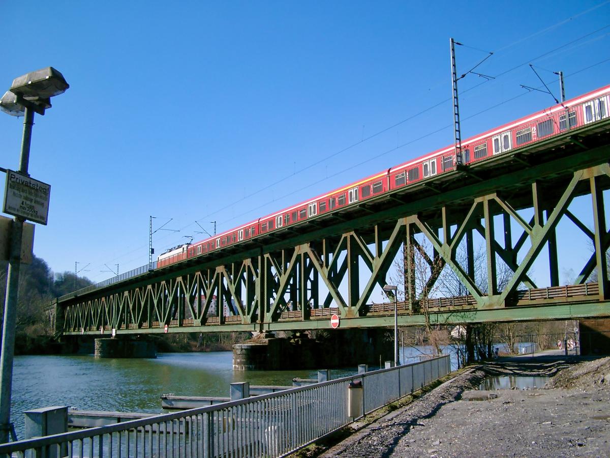 Commuter Rail (S-Bahn) Bridge over the Ruhr at Essen-Kettwig 