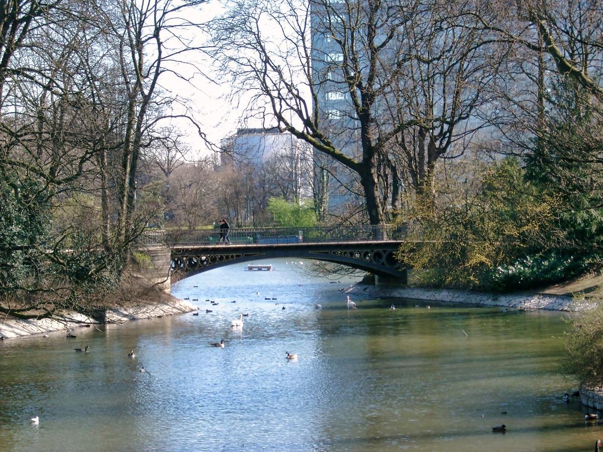 Goldene Brücke, Hofgarten, Düsseldorf 