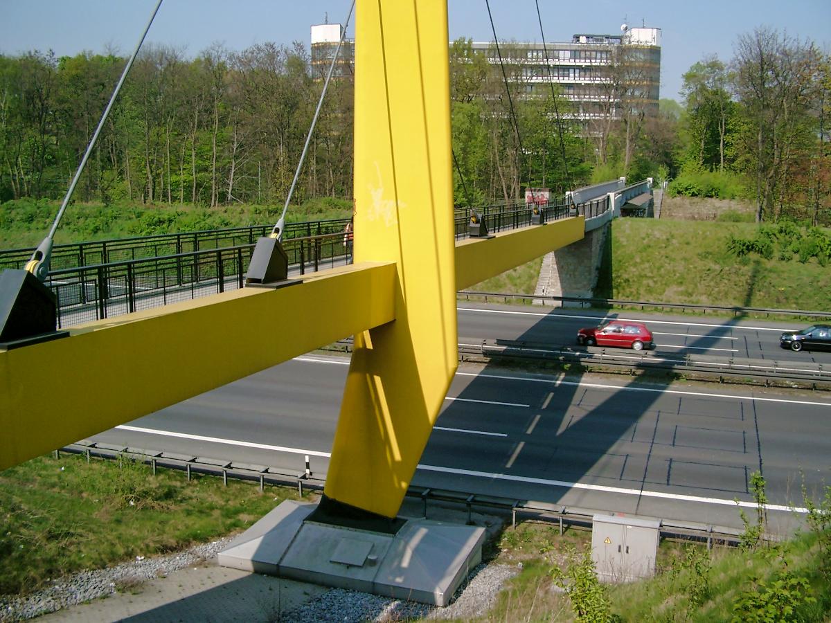 Brücke Forsthausweg über die Autobahn A3, Duisburg 