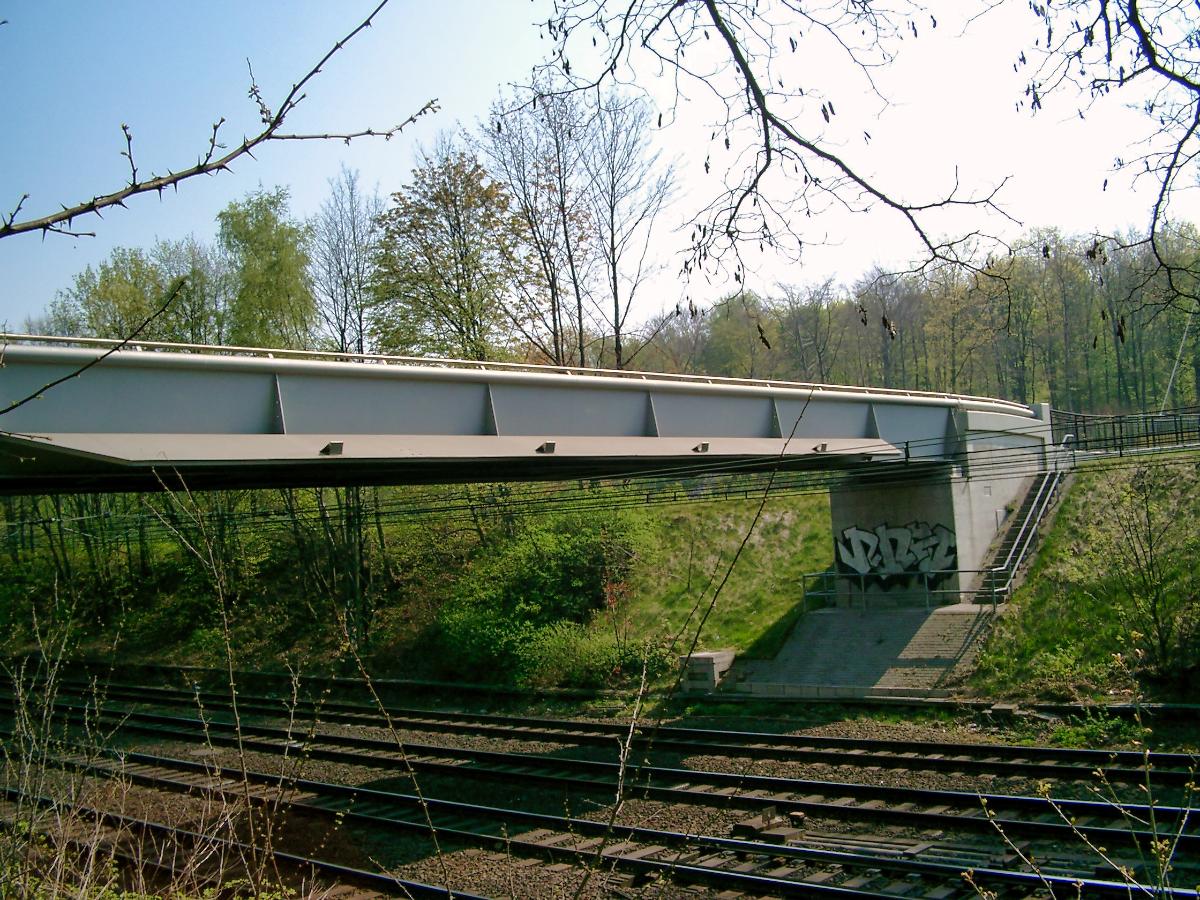 Brücke Forsthausweg über die Eisenbahn, Duisburg 