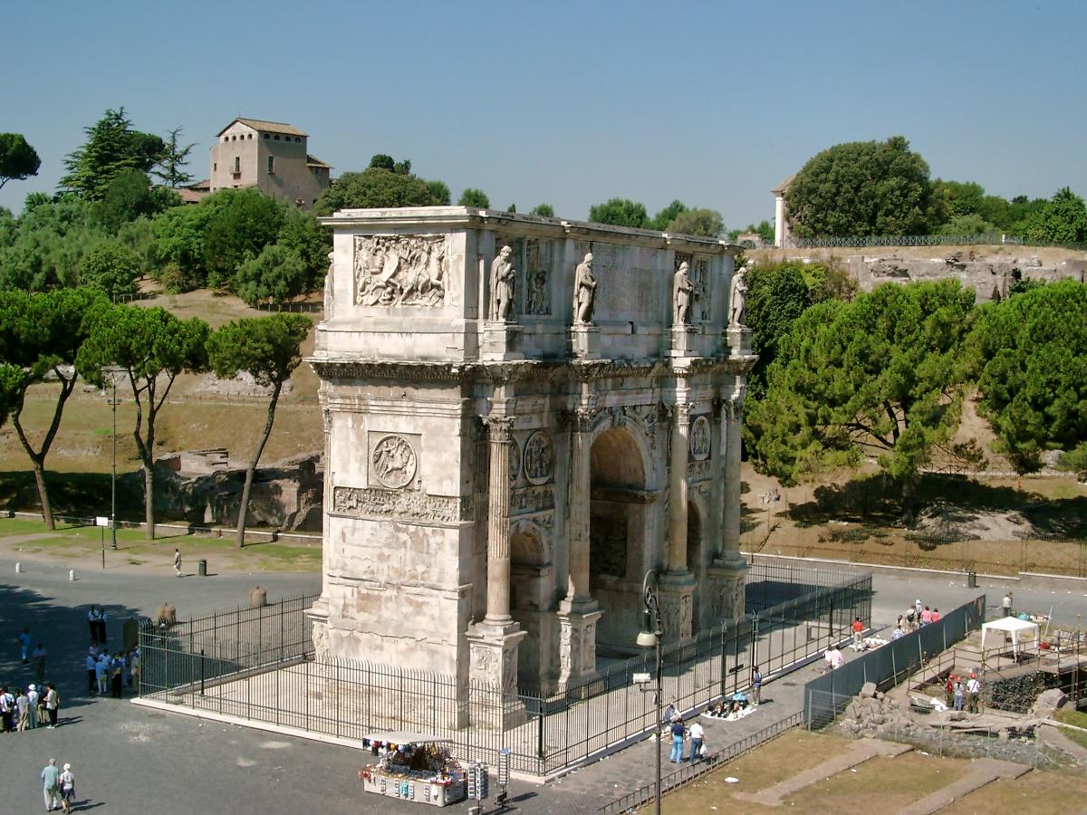 Triumphbogen des Konstantin, Rom 