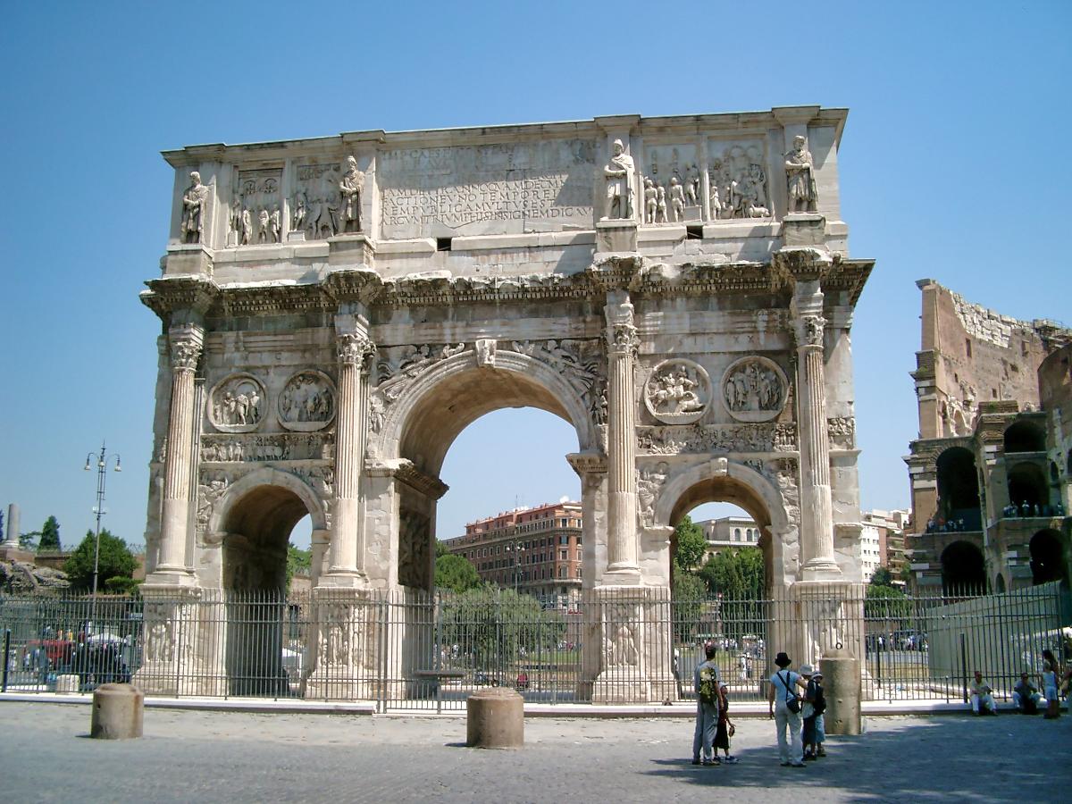 Triumphbogen des Konstantin, Rom 