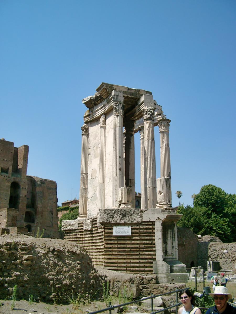 Temple de Vesta, Forum Romanum, Rome 