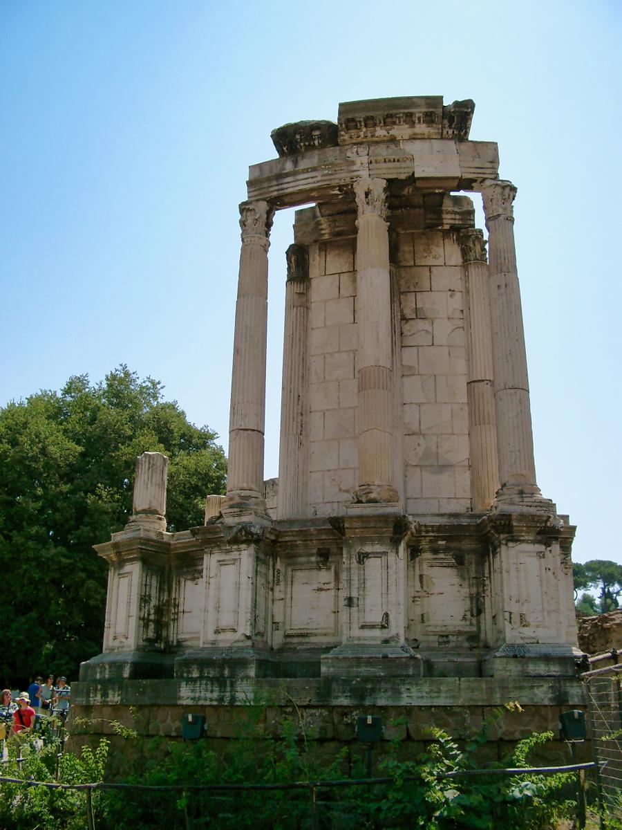 Tempel der Vesta, Forum Romanum, Rom 