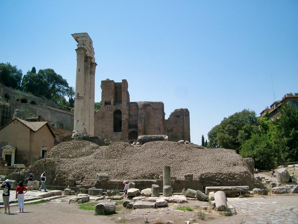 Temple de Castor et Pollux, Forum Romanum, Rome 