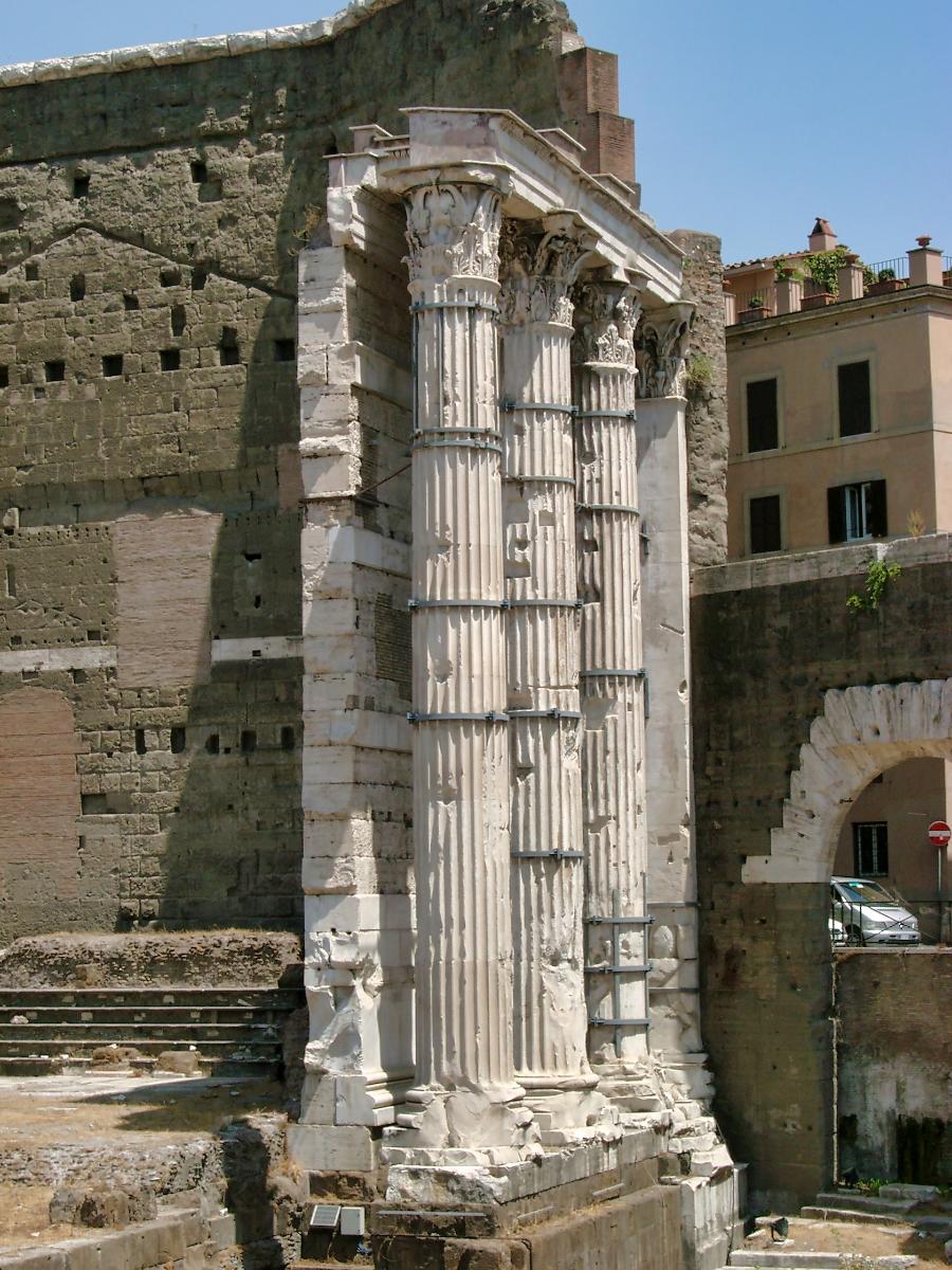 Tempel des Mars, Forum of Augustus, Rom 