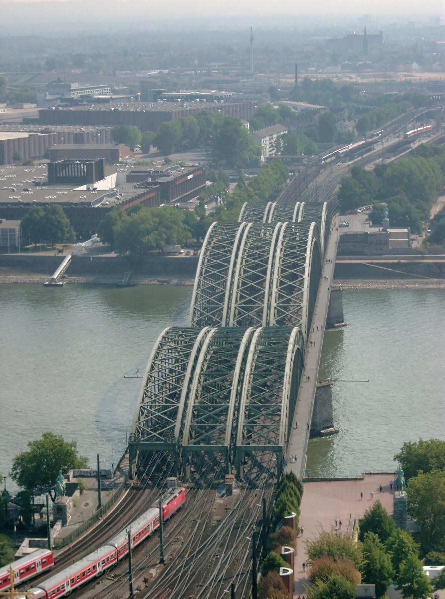 Hohenzollernbrücke, Köln 