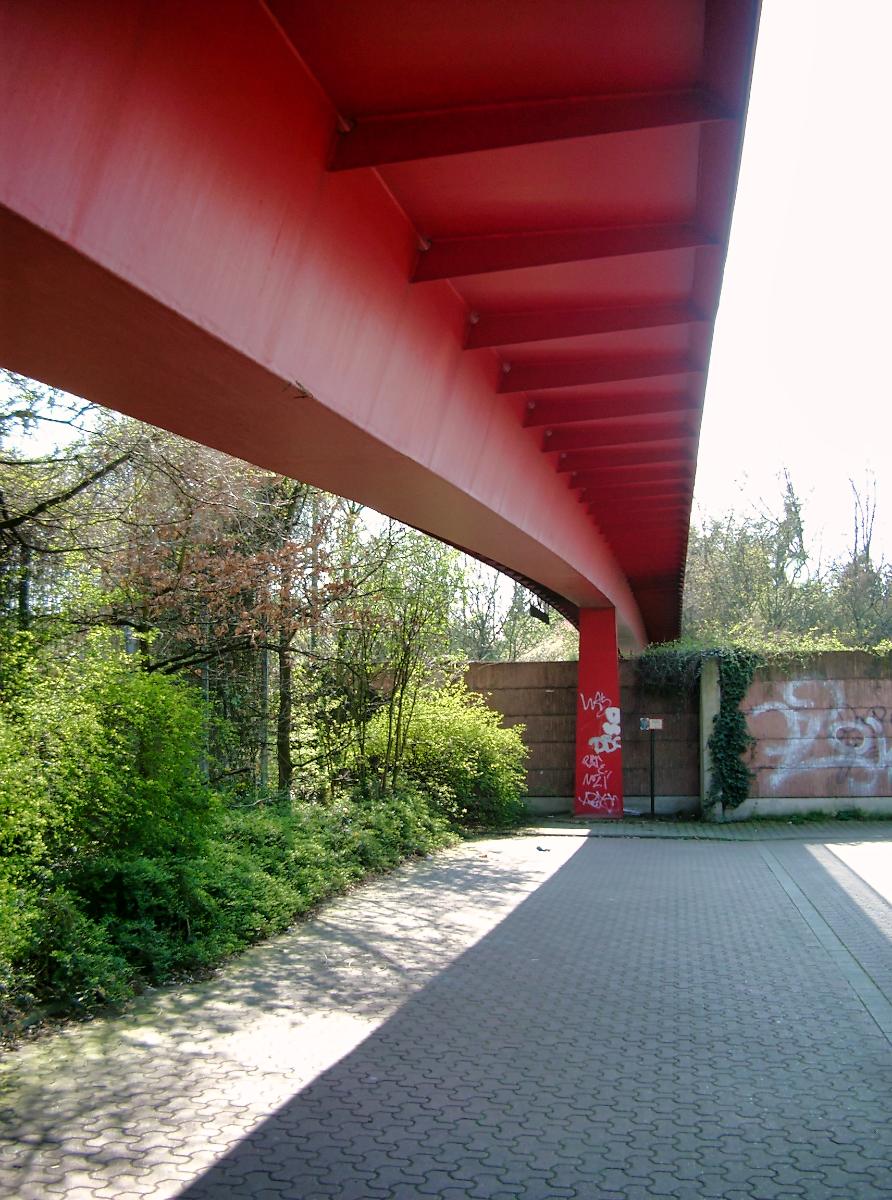 Fußgängerbrücke, Carl-Sonnenschein-Strasse, Düsseldorf 