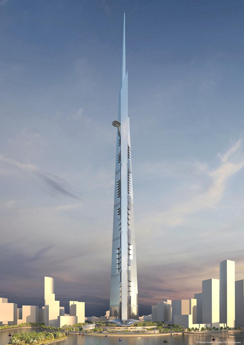 Kingdom Tower, برج المملكة, Die Schalung für das höchste Gebäude der Welt liefert Doka 