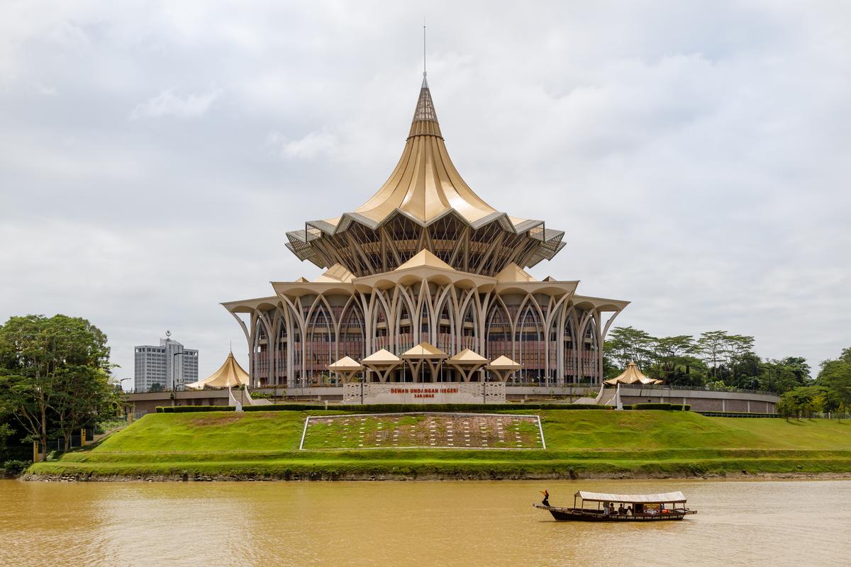 Neues Parlamentsgebäude des Staates Sarawak 
