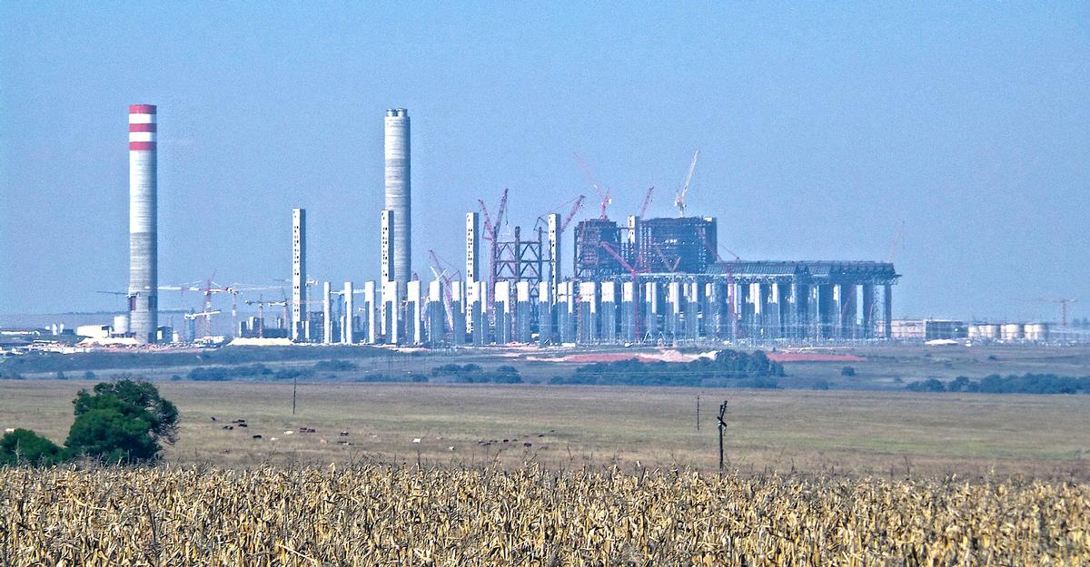 Kusile Power Station, Mpumalanga, South Afric, under construction taken from the N4 