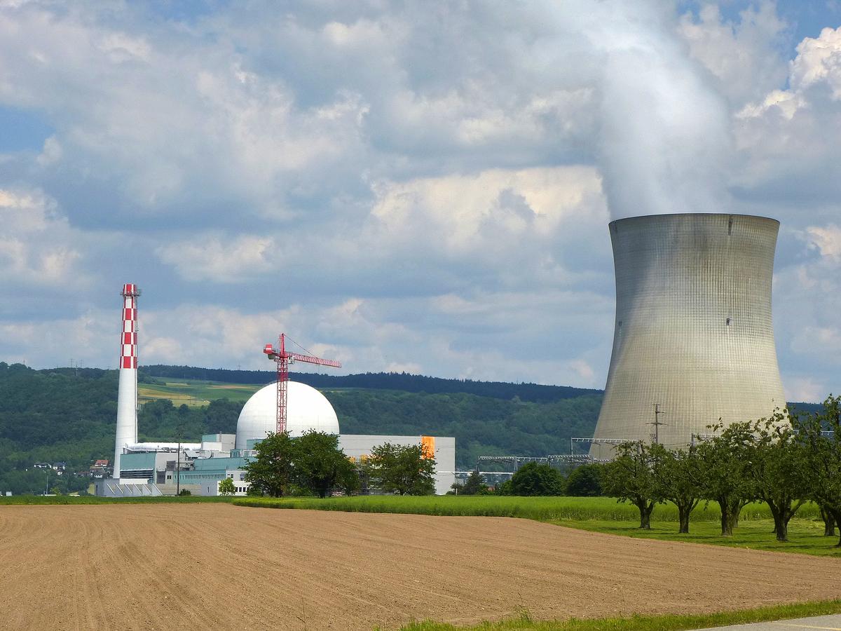 Tour de réfrigération de la centrale nucléaire de Leibstadt 
