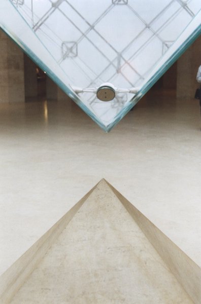 Inverted Pyramid at the Louvre in Paris 