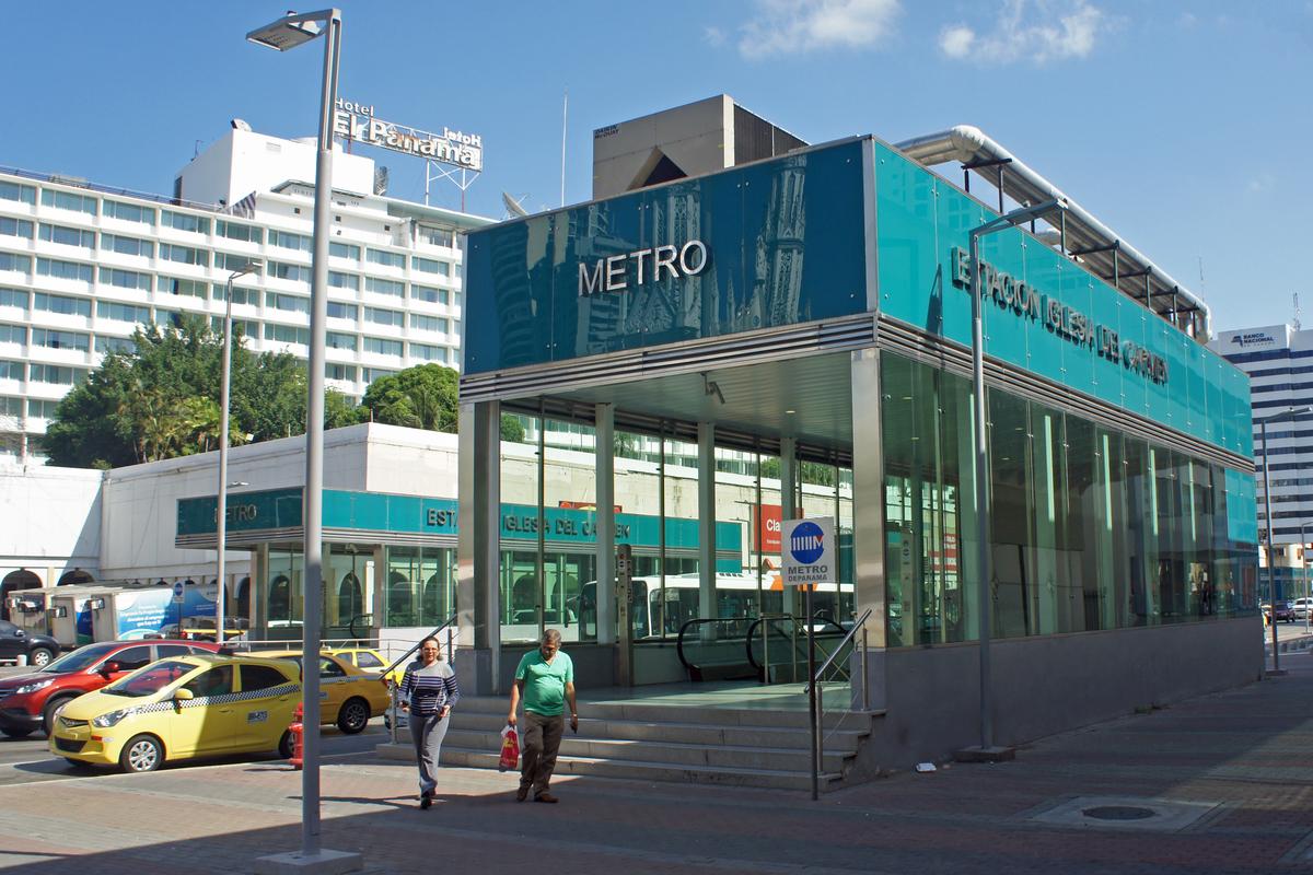 Metrobahnhof Iglesia del Carmen 