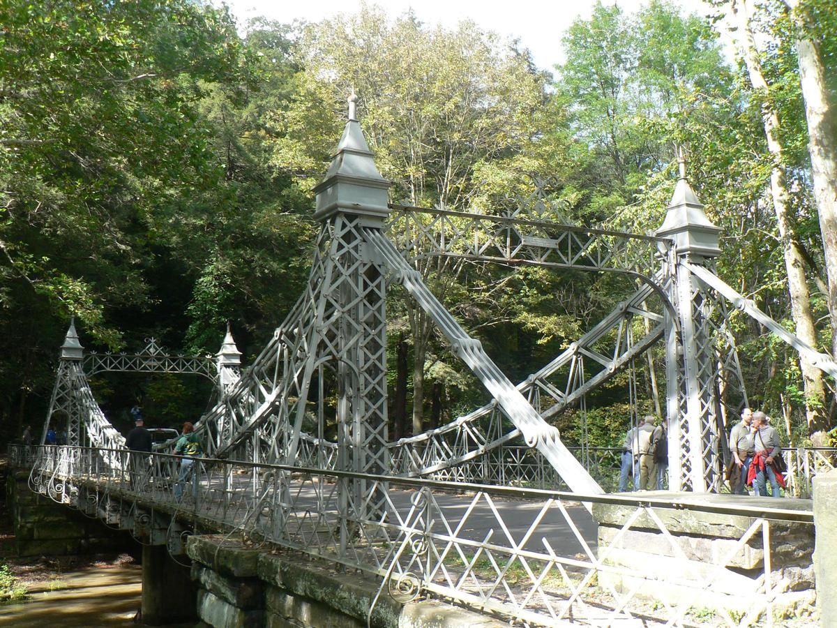 Mill Creek Park Suspension Bridge 