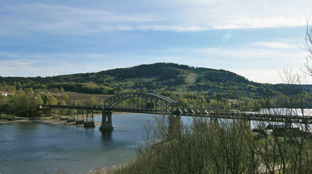 Eisenbahnbrücke Minnesund 
