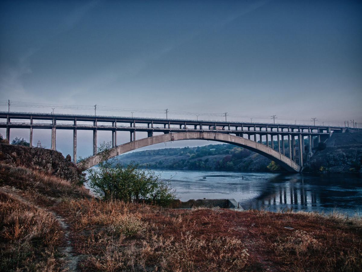 Preobrazhenskij-Brücke (alter Dnepr) 
